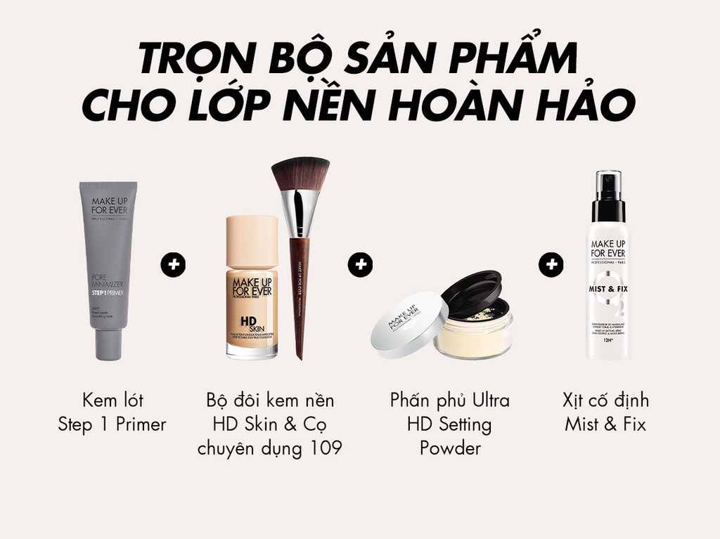 Mô tả Cọ trang điểm Make Up For Ever HD Skin Foundation Brush N109 - Nhập khẩu độc quyền từ Pháp - 4