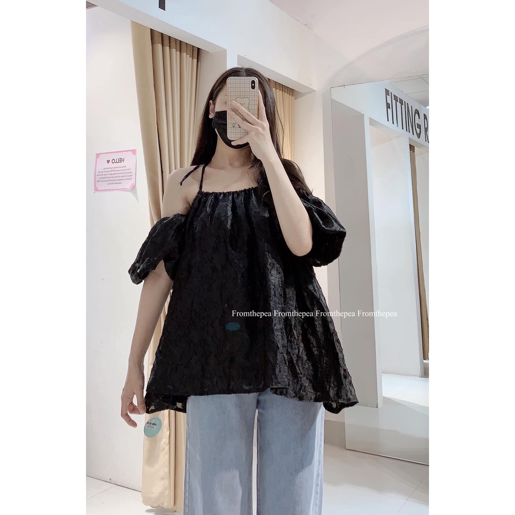Áo trễ vai mặc được nhiều kiểu xinh xắn - Meo Top