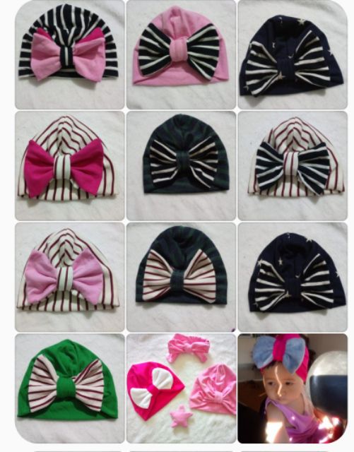 Mũ turban cho bé yêu