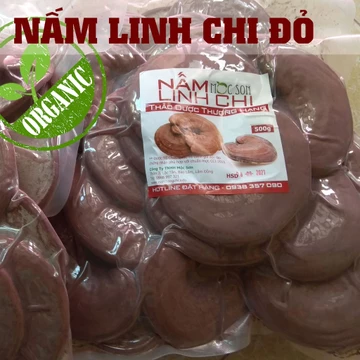 500G Nấm linh chi Đỏ còn nguyên bảo tử Mộc Sơn còn nguyên bào tử