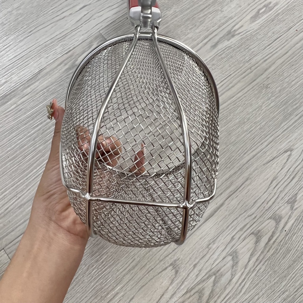 Vợt trụng,bún, phở, hủ tiếu cán dài Cán Đỏ chống nóng Cao Cấp tiện lợi