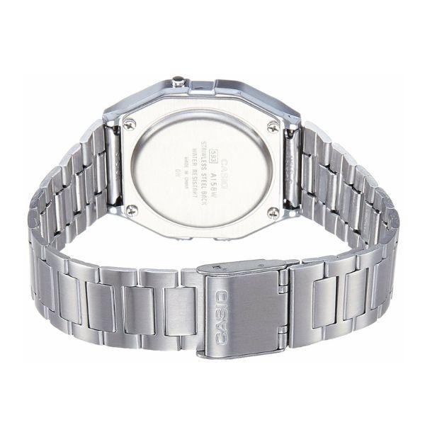 Ảnh Đồng hồ nam dây kim loại CASIO A158WA-1DF chính hãng 3