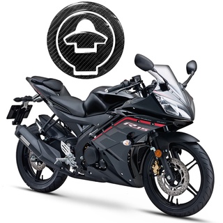 Miếng Dán Bảo Vệ Nắp Bình Xăng Xe Mô Tô YAMAHA YZF-R3 R25 R15 MT-03 Bằng Sợi Carbon