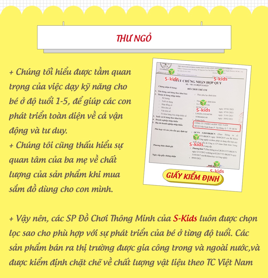 Đồ Chơi Rút Gỗ S-Kids - Hộp sản phẩm