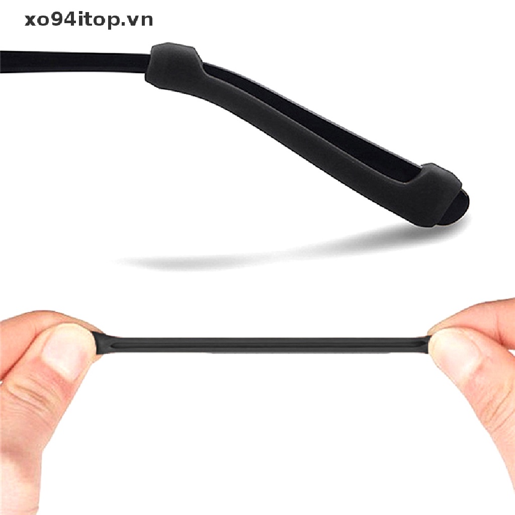 Cặp đệm giữ kính mắt vào tai bằng silicone chống trượt tiện lợi