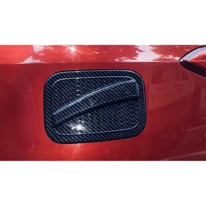 Ốp nắp bình xăng xe Toyota Vios 2019, 2020, 2021 2022, 2023, 2024, 2025 nhựa ABS vân carbon cao cấp, sáng bóng