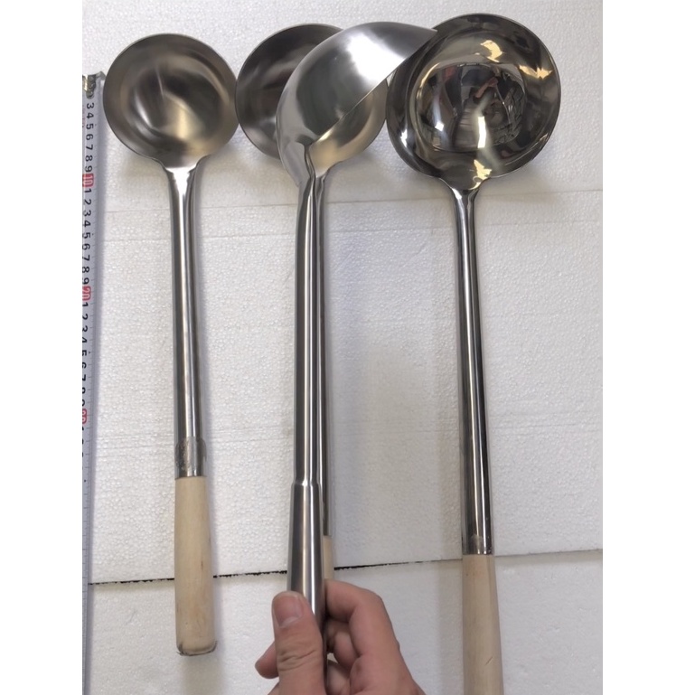 muôi inox cỡ lớn cán dài ( hàng loại 1 ) | Shopee Việt Nam