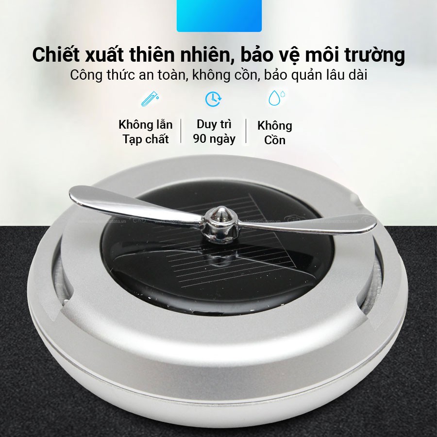 Sáp Thơm Cánh Quạt Năng Lượng Mặt Trời CIND T002 Màu Bạc 15g