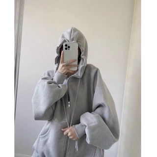 Áo khoác nỉ ngoại TRƠN  form rộng  cho các bạn trẻ thời trang chống nắng tốt
