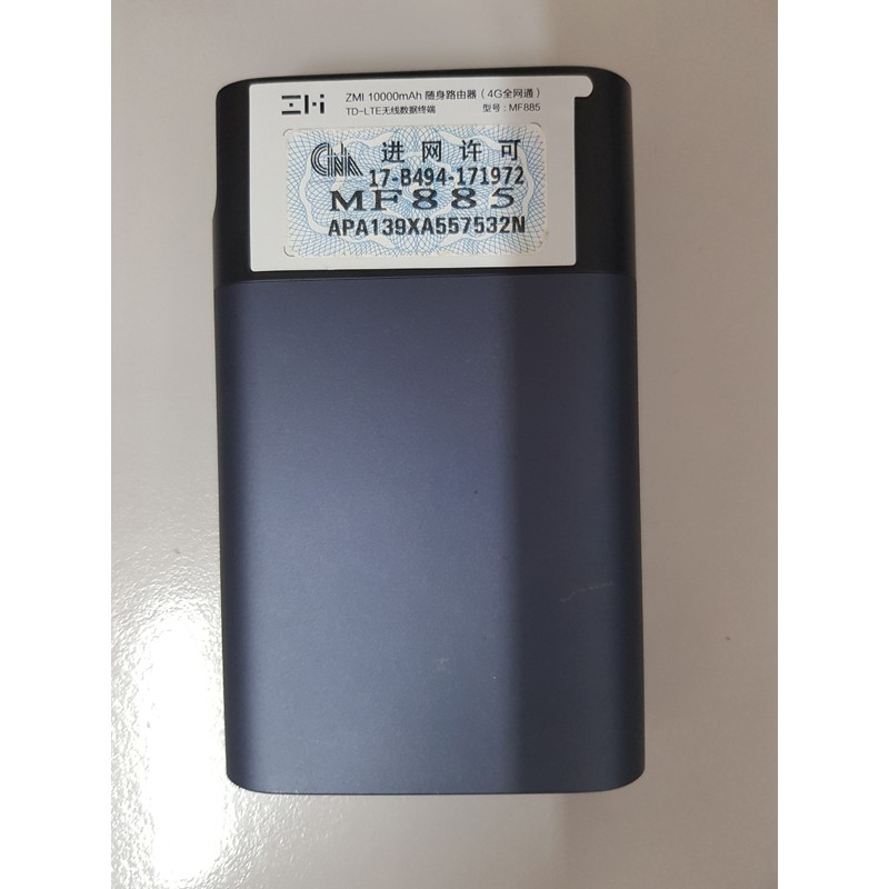 Cục phát wifi kiêm sạc dự phòng Xiaomi ZMI MF885 4G LTE dung lượng ...