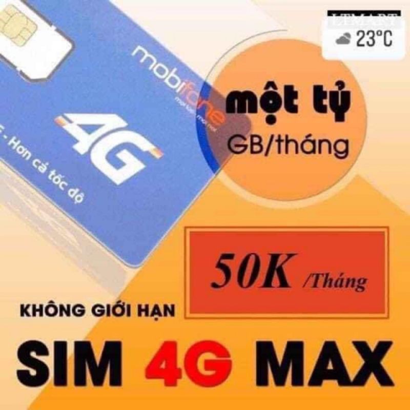 Sjm 4G tỷ phú gigabye truy cập thả ga