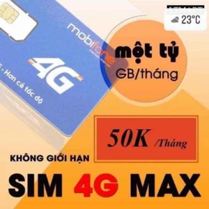 Sjm 4G tỷ phú gigabye truy cập thả ga