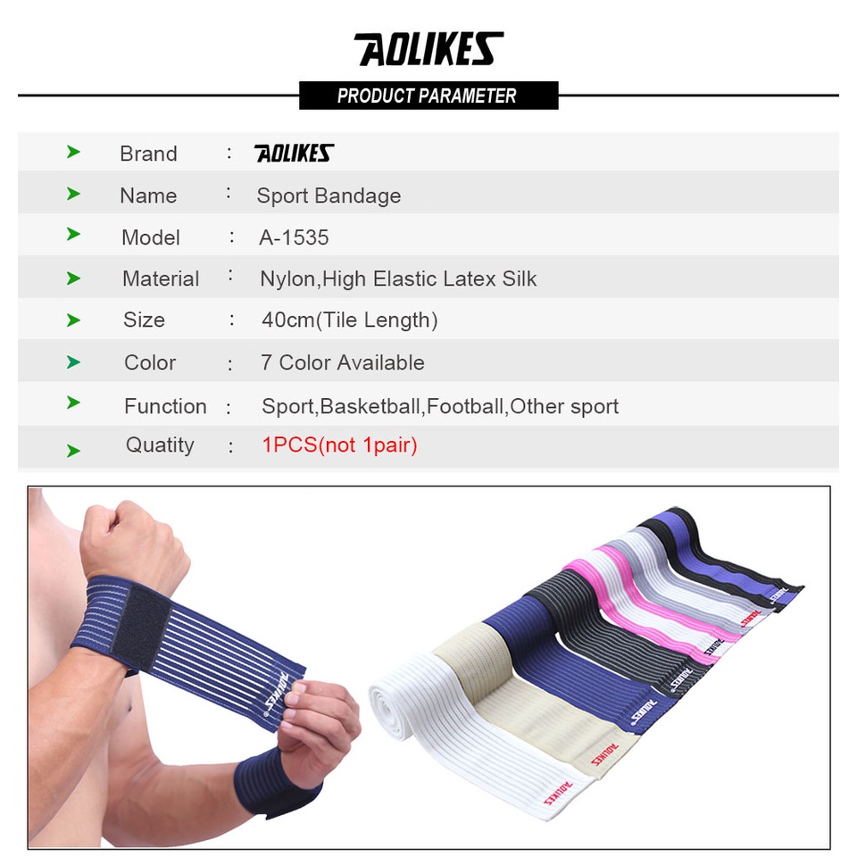 Ảnh Băng cuốn cổ tay, cuốn cổ tay tập gym Rhino 1535, nhiều màu, trợ lực và giảm chấn thương 4