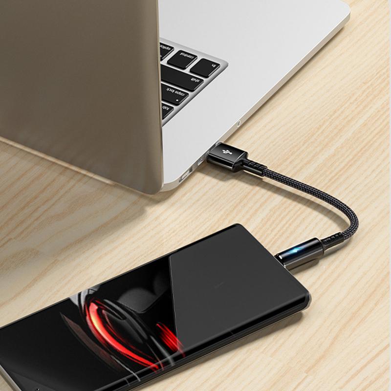 Ảnh Dây cáp sạc nhanh HDOORLINK cổng Micro USB/ Type C/ iOS 25cm thích hợp cho điện thoại 1