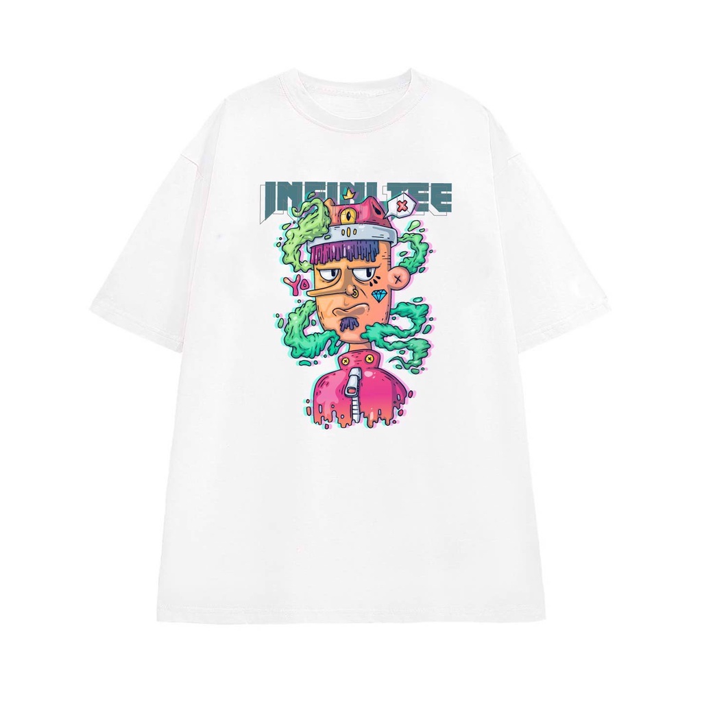 Áo thun INFINITEE Fni0160, Thun 100% Cotton - form rộng Unisex.