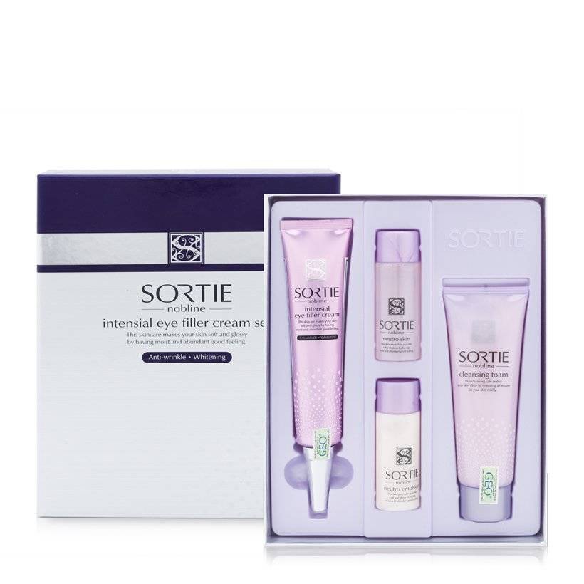 Ảnh Bộ dưỡng chống nhăn và mờ thâm quầng mắt Sortie Nobline Intensial Eye Filler Cream Set 1