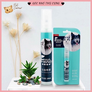 Xịt thơm miệng cho chó mèo Fresh Friend 14ml