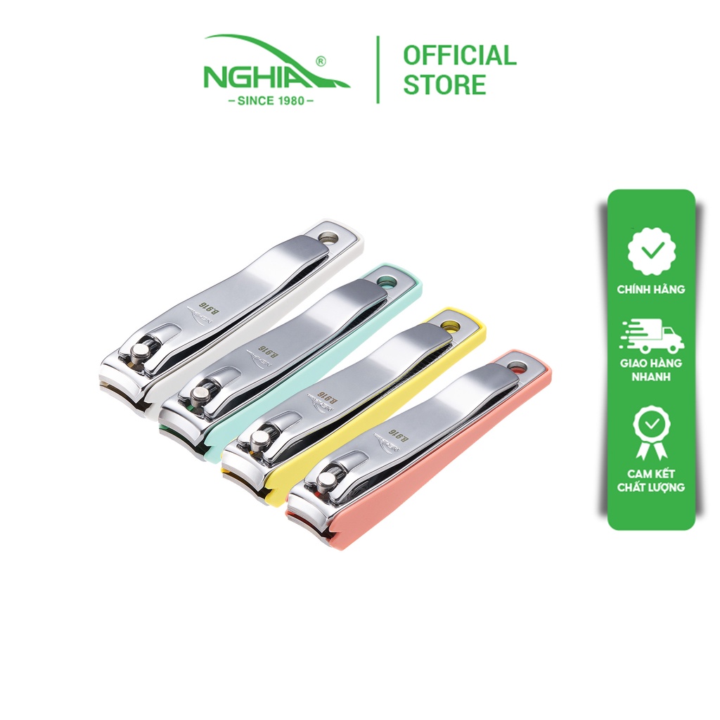 Ảnh Bấm Móng Có Khay Thép Carbon Chuyên Dụng KỀM NGHĨA B.916C - Lưỡi Cong 3