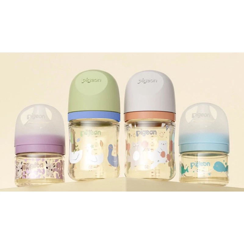 Bình sữa Pigeon nội địa Trung , nhựa PPSU 80ml 160ml 240ml 330ml
