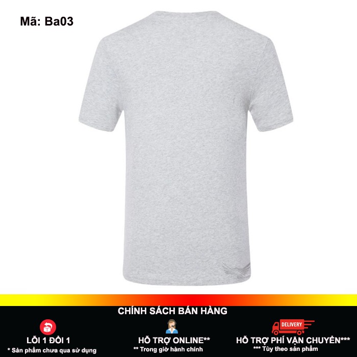 [RẺ VÔ ĐỐI] Áo thun nam màu xám made in bahada