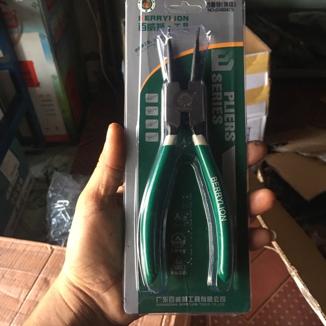 Kìm gắp phe BERRYLION | Kìm tháo lắp phe trong & phe ngoài | Thép CR-V cao cấp – bền,  dễ thao tác