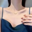 Dây chuyền titan không gỉ mạ vàng 18k mặt bi tròn phong cách cổ điển thanh lịch mẫu mới 2023