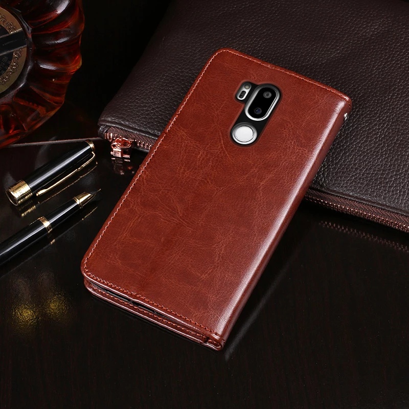 Ốp Lưng Da Lật Thời Trang Cho Điện Thoại LG G7 ThinQ / For LG G7 G 7 G710