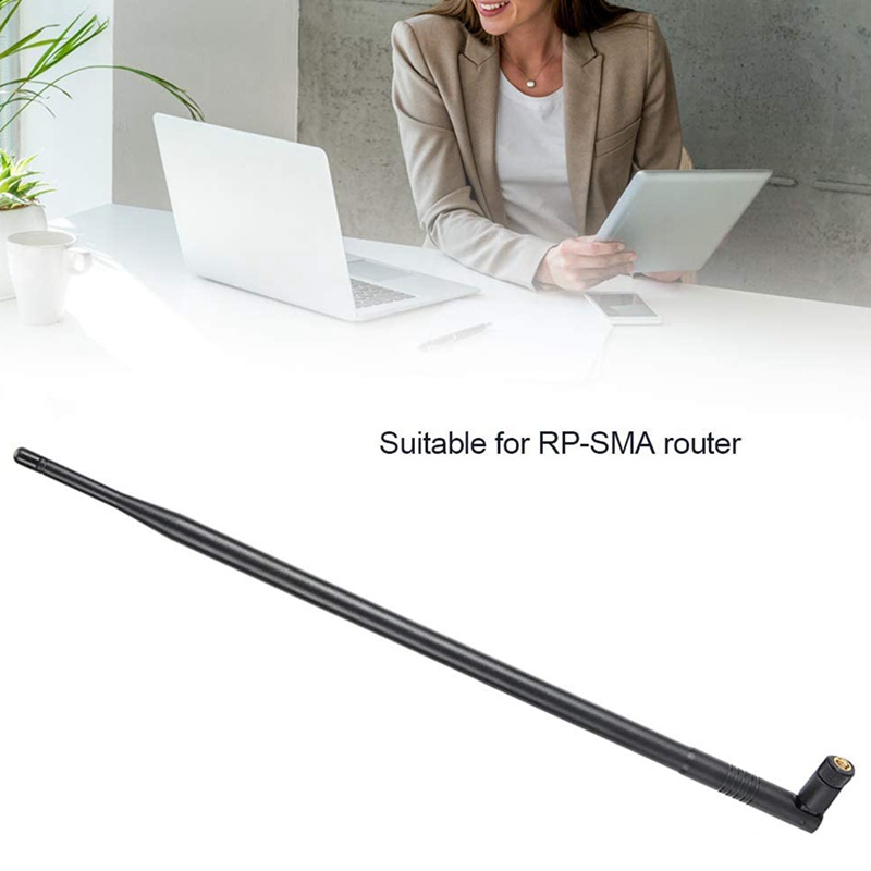 Ăng-ten WiFi 12DBI, Ăng-ten WiFi tầm xa có độ lợi cao băng tần kép 2.4G / 5G với đầu nối RPPSMA cho mạng không dây