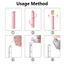 BORAGETE 10ML Chai có thể đổ lại Du lịch Nhôm Marbling Atomizer
