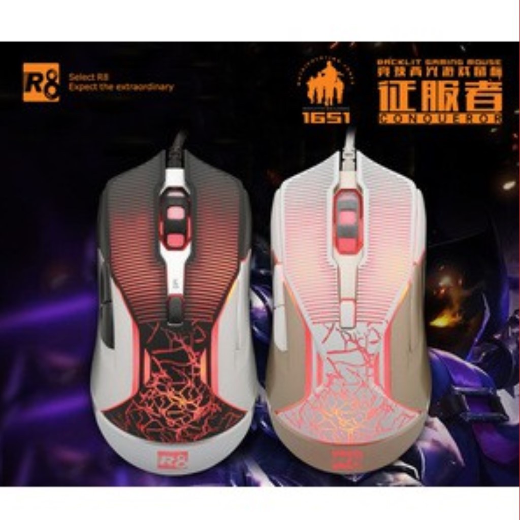 Chuột Chơi Game R8 1651 Có LED | Shopee Việt Nam