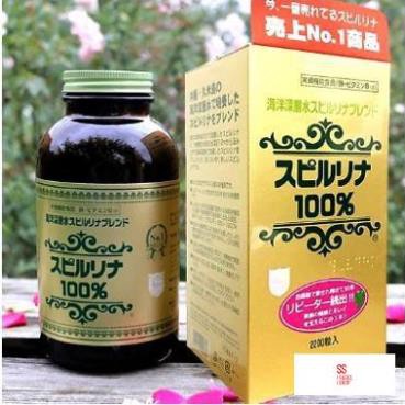 Tảo xoắn Spirulina Nhật Bản hộp 2200 Viên