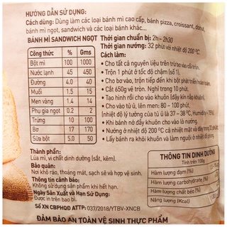 Bột Bánh Mì Số 13 CJ Hàn Quốc /Bột Mì Dai Làm Bánh Mì/ Bread Flour 1kg