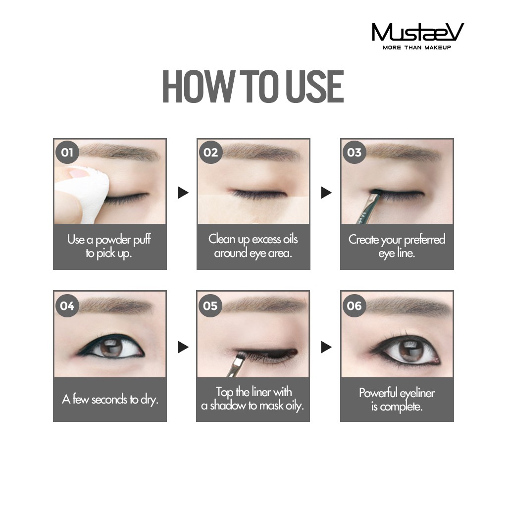 Ảnh Gel kẻ mắt MustaeV 4.8g chống nhòe lâu trôi 2