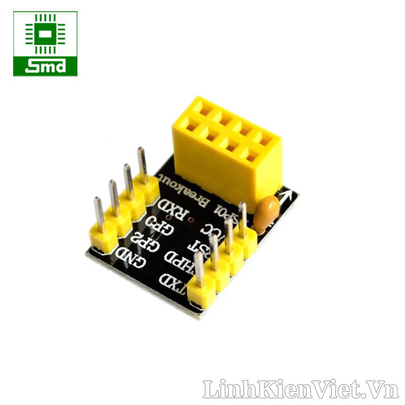 Đế mở rộng kết nối mạch ESP 01S thu phát không dây wifi module ESP8266 ...