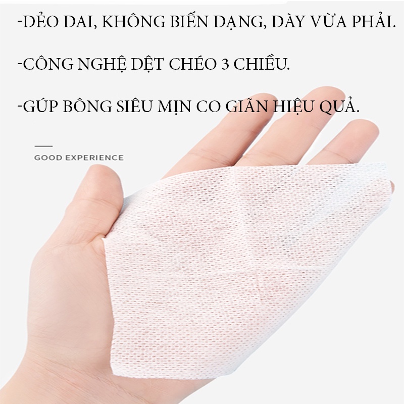 Bông tẩy trang cotton, MUMMI  Đắp Lotion Mask Mặt Nạ Toner 50-240 miếng,co giãn,dưỡng ẫm,miếng bông mỏng siêu mịn.