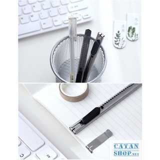 Dao rọc giấy mini nhỏ gọn, cắt giấy văn phòng kim loại bền, tiện ích GD182-DaoRG