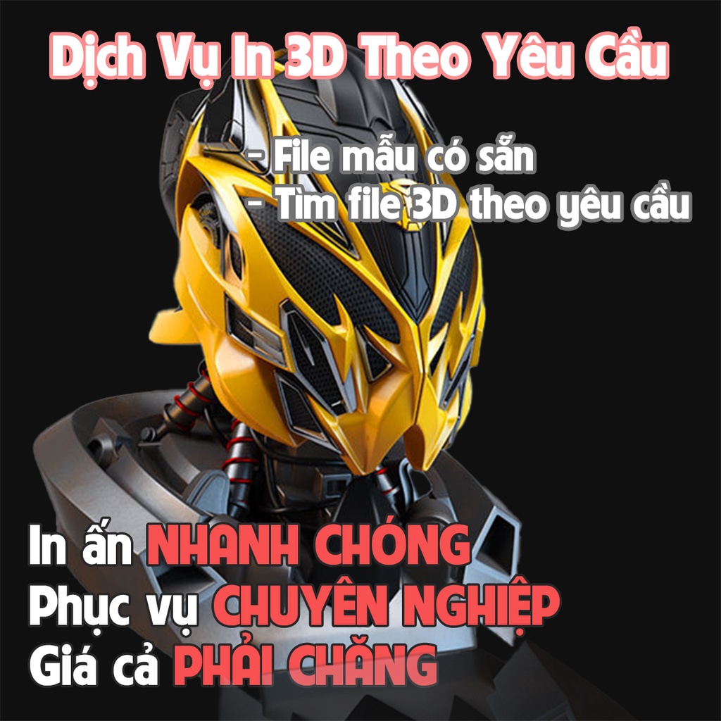 Dịch Vụ In 3D] In 3D Có Sẵn - In 3D Theo Yêu Cầu - Sơn Mô Hình In 3D - In  3D Fdm - In 3D Sla - Tìm File 3D | Shopee Việt Nam