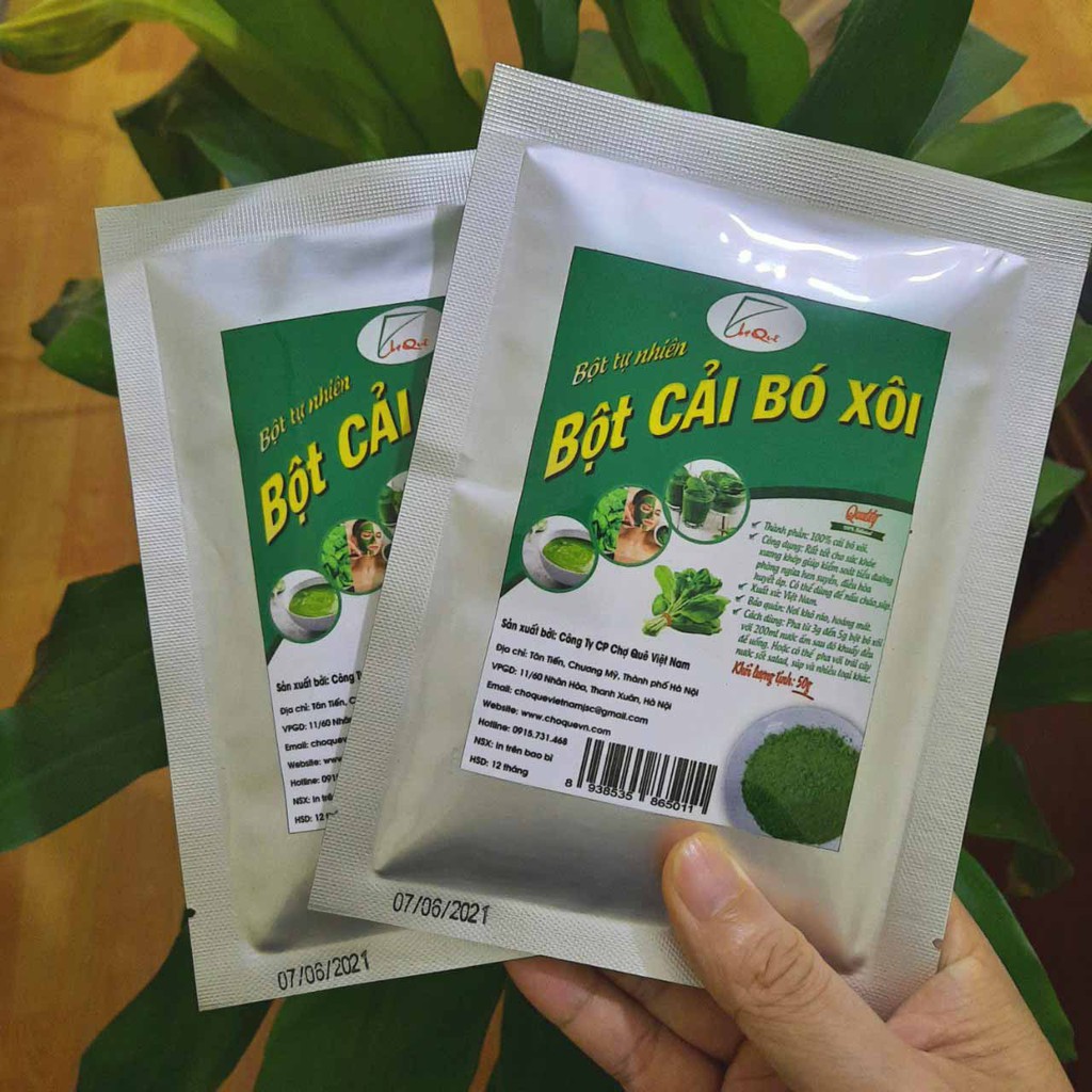 Bột Rau Cải Bó Xôi Sấy Lạnh Nguyên Chất 50gr | Shopee Việt Nam