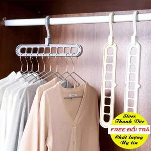 Móc treo quần áo thông minh 9 lỗ tiện lợi