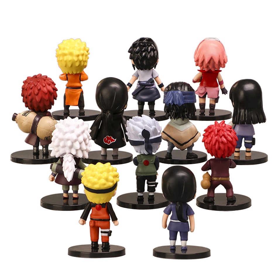 Mô Hình Nhân Vật Kakashi Sasuke Sakura Trong Phim Naruto 12 Kiểu Đáng Yêu