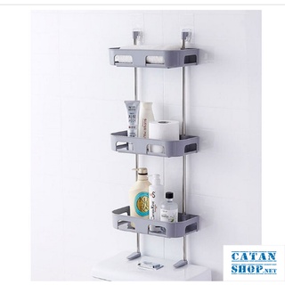 Kệ toilet tiện lợi, giá để đồ trong nhà vệ sinh, kệ nhà tắm 2 tầng, 3 tầng đa năng tiết kiệm không gian