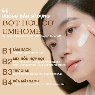 Bột Cám Gạo Sữa  đắp mặt hữu cơ nguyên chất _ 50G