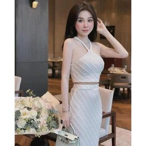 🌷SET ÁO YẾM GÂN CV MIDI⚡HỎA TỐC⚡ MEOINDAHOUSE