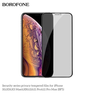 Kính cường lực BOROFONE BF5 chống nhìn trộm các dòng iPhone từ X đến 14 Pro max (nhiều màu)