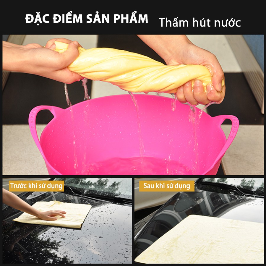 Khăn Lau Đa Năng CIND Kanebo Màu Vàng (64*43*0.2cm)