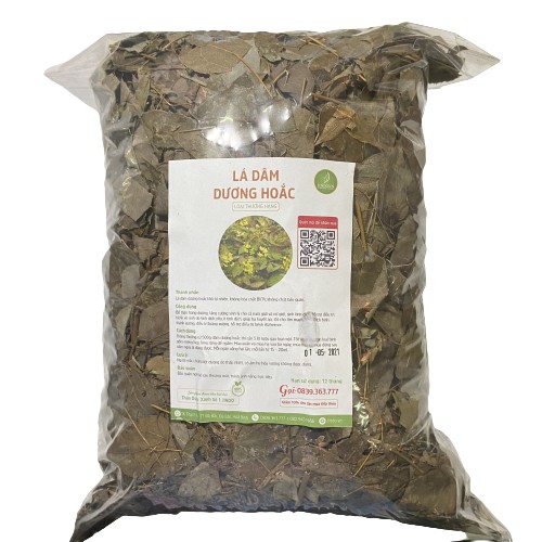 Lá dâm dương hoắc thượng hạng JINDO 1kg hỗ trợ tăng cường sinh lực