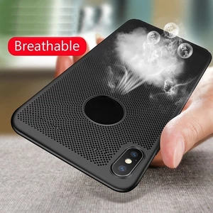 For iPhone XS Max XR X 7 8 Plus Ốp điện thoại phố lưới tản nhiệt với nhiều màu tùy chọn cho