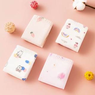 (TG07 Độc-Lạ-Đẹp) Combo 4 Quần chíp bé gái, quần lót cotton trẻ em mềm mát Maruka Fashion quần chíp bé gái 2-15 tuổi