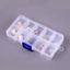 Clear Plastic Storage Box 10 Compartment with Sealing Lid Container for Case