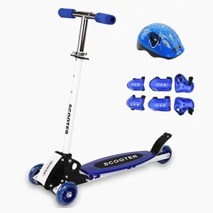 Bộ Xe Trượt Scooter 3 Bánh Tự Điều Chỉnh Kiểu Mới Đại Nam Sport+ Kèm Bộ Bảo Hộ